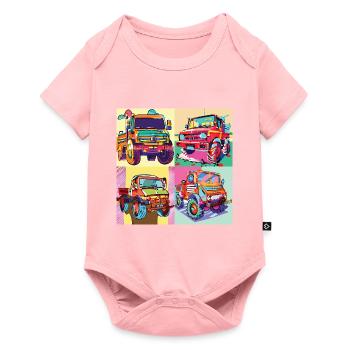 Unimog - Evolution - Warhol - Outil motorisé universel - Body à manches courtes Premium Bébé - rose - Devant