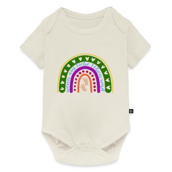 Wenn aus Liebe Leben wird - Baby - schwanger - Baby Premium Kurzarmbody - Naturweiß - Vorne