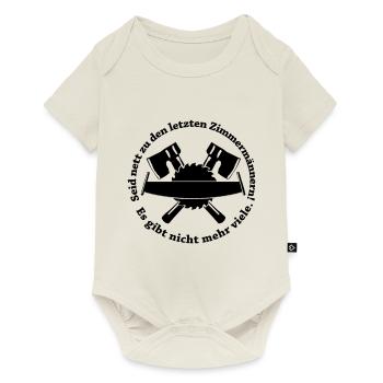 Zimmermann - Baby Premium Kurzarmbody - Naturweiß - Vorne