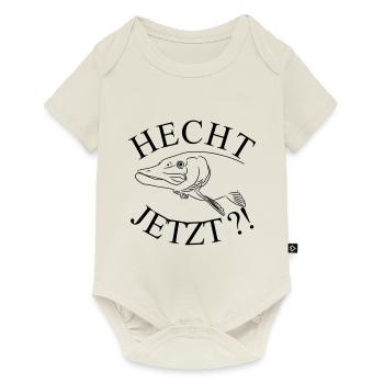 Hecht, maintenant ? pike angel shirt angler sort drôle - Body à manches courtes Premium Bébé - blanc cassé - Devant