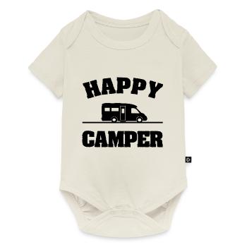 Camping - Body à manches courtes Premium Bébé - blanc cassé - Devant