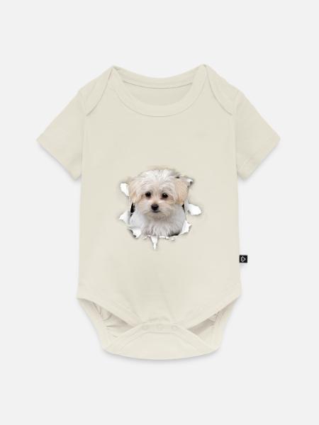 Malteser - Malteser - Baby Premium Kurzarmbody - Naturweiß