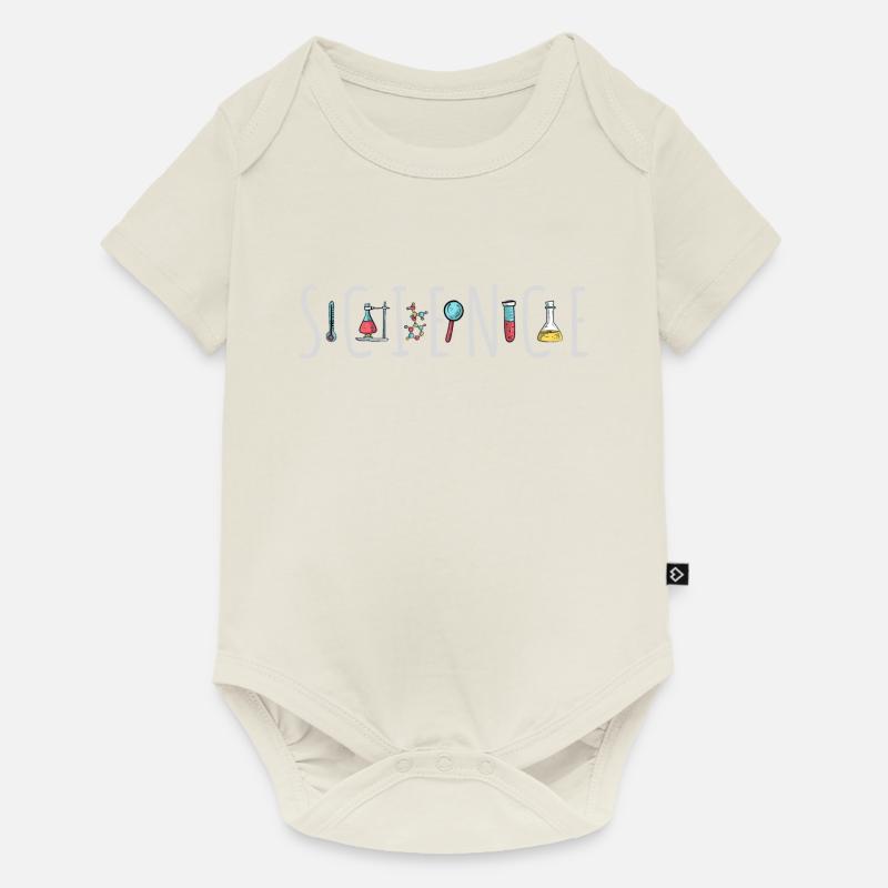 Science - Body à manches courtes Premium Bébé - blanc cassé