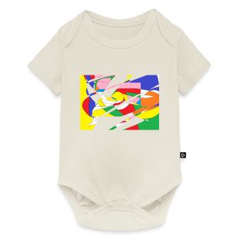 Pattern - Baby Premium short-sleeve bodysuit - off white - Front