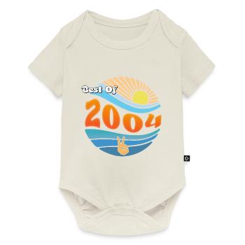 Born 2004 – Cheers to 21 Years of Great Moments - Baby Premium short-sleeve bodysuit - off white - Front