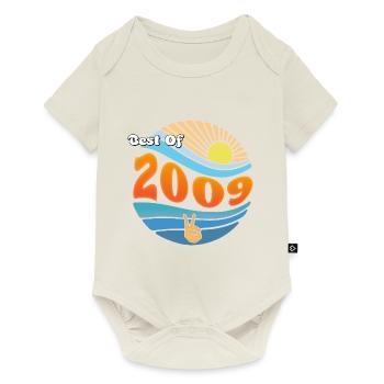 Né en 2009 – Célébration de 16 années extraordinaires - Body à manches courtes Premium Bébé - blanc cassé - Devant