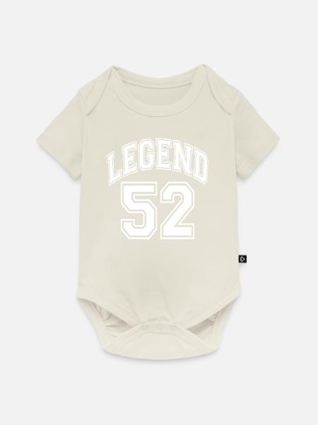 Legend 52 - Baby Premium Kurzarmbody - Naturweiß