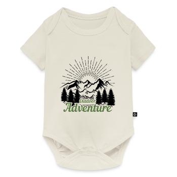 Outdoor Adventure - Wanderung - Baby Premium Kurzarmbody - Naturweiß - Vorne