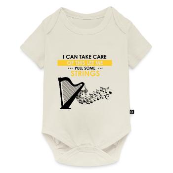 Conceptions de harpiste pour conceptions de harpiste - Body à manches courtes Premium Bébé - blanc cassé - Devant