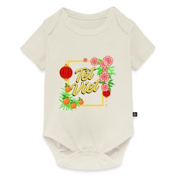 Vietnamien Nouvel An Vietnam Viet I Cadeau - Body à manches courtes Premium Bébé - blanc cassé - Devant