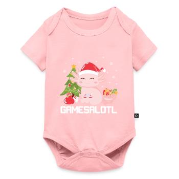 Christmas Santa Claus Gifts - Baby Premium short-sleeve bodysuit - rose - Front