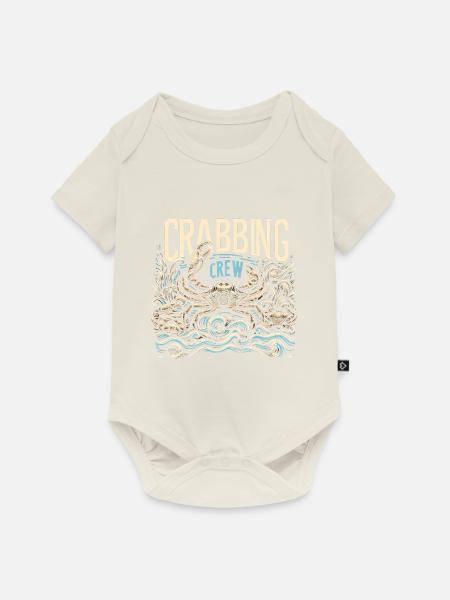 Crabbing Crew 14 - Baby Premium Kurzarmbody - Naturweiß