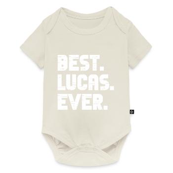 Best Lucas Ever Retro Gift Saying Birthday - Baby Premium short-sleeve bodysuit - off white - Front