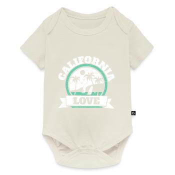 California Love USA État d’Amérique Californien - Body à manches courtes Premium Bébé - blanc cassé - Devant