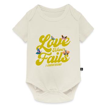 Christian Religious Bible Verse Gift - Baby Premium short-sleeve bodysuit - off white - Front
