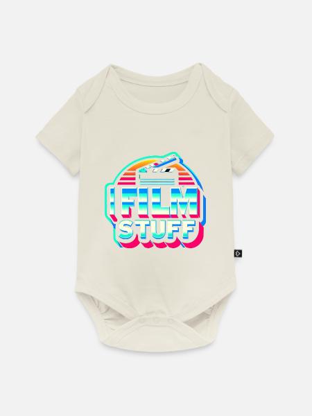 I Film Stuff 17 - Baby Premium Kurzarmbody - Naturweiß