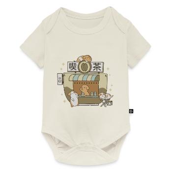 Dog Cafe - Baby Premium short-sleeve bodysuit - off white - Front