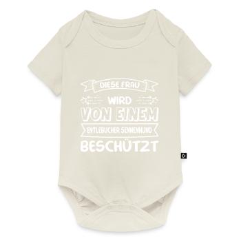 Entlebucher Sennenhund Frau - Baby Premium Kurzarmbody - Naturweiß - Vorne