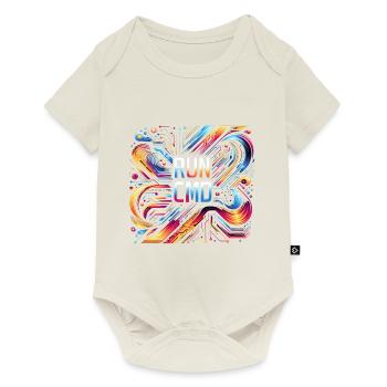 Exécuter Cmd 42 - Body à manches courtes Premium Bébé - blanc cassé - Devant