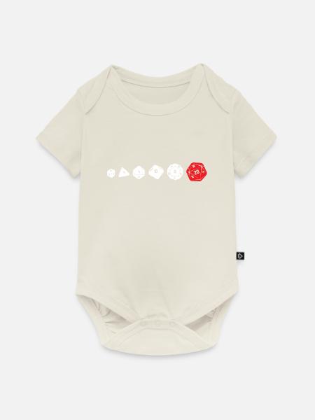 Pullover D20 DiceEvolution - Baby Premium Kurzarmbody - Naturweiß