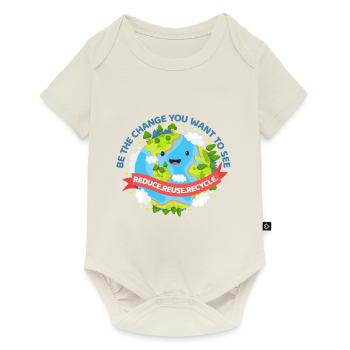 Environmental Protection Nature Conservation Environmental Gift - Baby Premium short-sleeve bodysuit - off white - Front