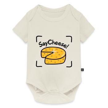 Say Cheese! - Baby Premium short-sleeve bodysuit - off white - Front