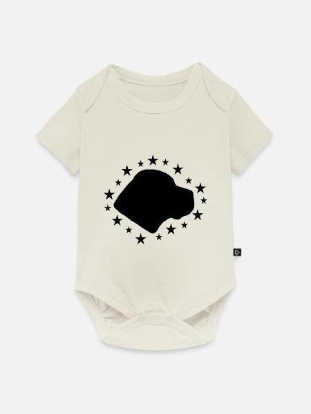 Cane Corso - Baby Premium Kurzarmbody - Naturweiß