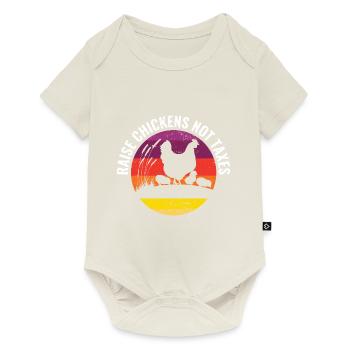 Support Ranch Homestead Farming Raise Chickens - Baby Premium short-sleeve bodysuit - off white - Front