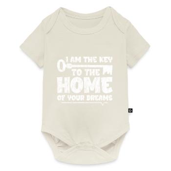 I Am The Key To The Home Of Your Dreams 3 - Baby Premium short-sleeve bodysuit - off white - Front