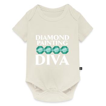 Diamond painting hand tools diamond painter - Baby Premium short-sleeve bodysuit - off white - Front