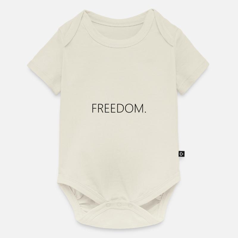LIBERTÉ - Body à manches courtes Premium Bébé - blanc cassé