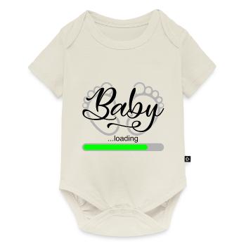 Baby loading Pregnant mom gift - Baby Premium short-sleeve bodysuit - off white - Front
