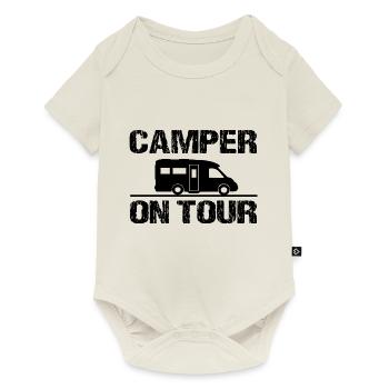 Camping - Baby Premium short-sleeve bodysuit - off white - Front