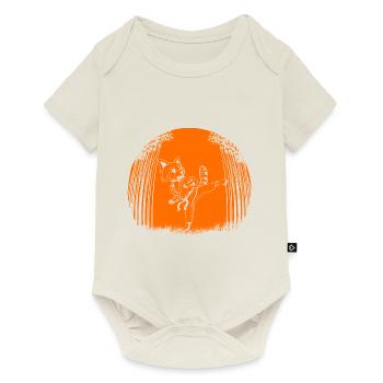 Petit panda - Body à manches courtes Premium Bébé - blanc cassé - Devant