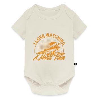 Trains Train Driver Locomotive Gift - Baby Premium short-sleeve bodysuit - off white - Front