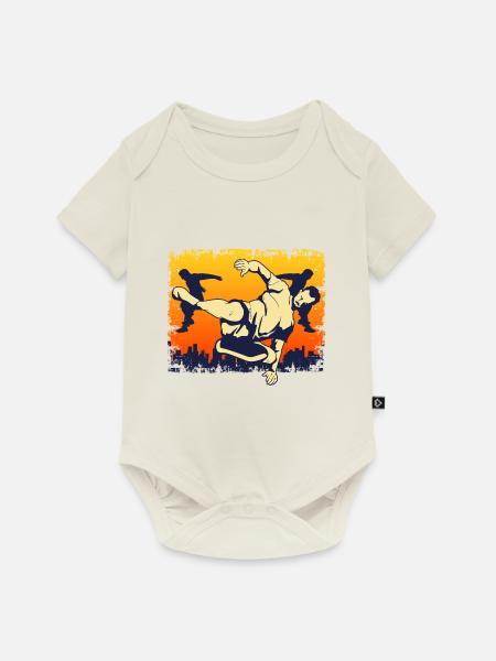 Freerunning Freerunner Parkour - Baby Premium Kurzarmbody - Naturweiß
