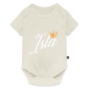 Isla Custom Name for Women Kids Toddlers - Isla - Baby Premium short-sleeve bodysuit - off white - Front