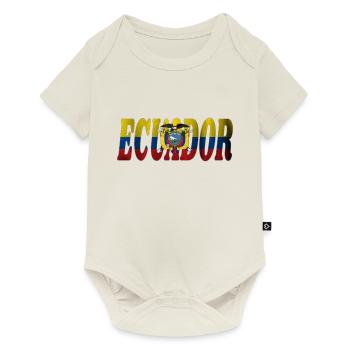Ecuador - Baby Premium Kurzarmbody - Naturweiß - Vorne