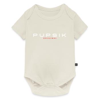 PUPSIK russe = Schatzi, Darling, Sweetheart - Body à manches courtes Premium Bébé - blanc cassé - Devant