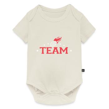 Team Rugby Cadeau humour joueur de rugby - Body à manches courtes Premium Bébé - blanc cassé - Devant