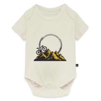Cycling Bike Bicycle Sport Cycling Biker Cycling - Baby Premium short-sleeve bodysuit - off white - Front