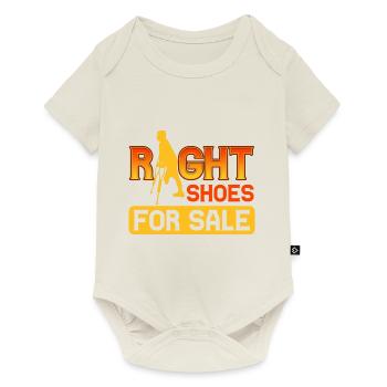 Proper shoes for sale - leg prosthesis - Baby Premium short-sleeve bodysuit - off white - Front