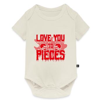 Slasher Film Film d’horreur Creepy Movies Cadeau - Body à manches courtes Premium Bébé - blanc cassé - Devant