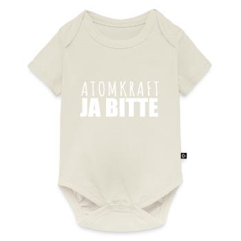 Atomkraft Ja Bitte - Pro Kernenergie in Europa - Baby Premium Kurzarmbody - Naturweiß - Vorne