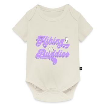 Hiking Buddies Hiking Clothing Outdoor Camping - Baby Premium short-sleeve bodysuit - off white - Front