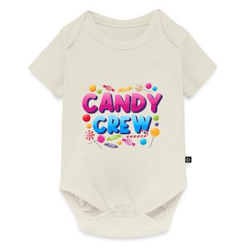 Candy Crew Süßigkeiten Bonbon - Body à manches courtes Premium Bébé - blanc cassé - Devant