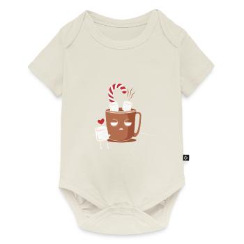 Cadeaux de Noël Noël - Body à manches courtes Premium Bébé - blanc cassé - Devant