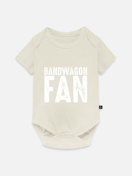 Bandwagon Fan 4 - Baby Premium Kurzarmbody - Naturweiß