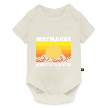 Vintage Waymaker Promise Keeper Wundertäter - Baby Premium Kurzarmbody - Naturweiß - Vorne