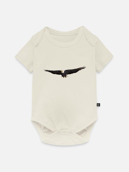 Seeadler Greifvogel Adler - Baby Premium Kurzarmbody - Naturweiß